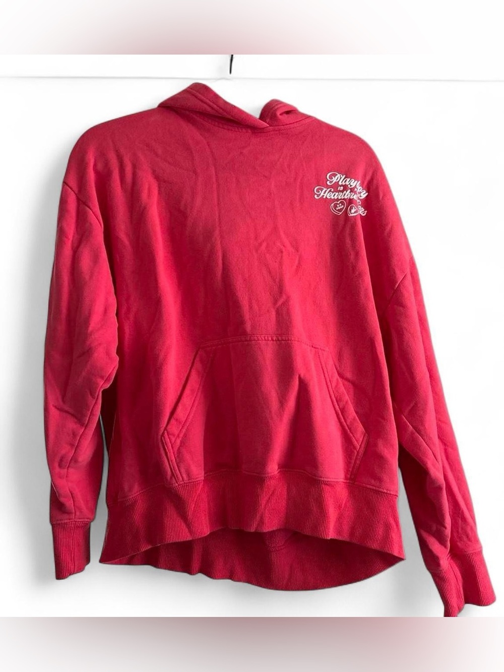 PacSun Women's Red Cowl Hoodie Sweater